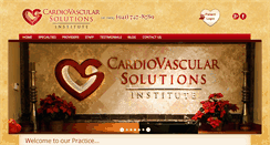 Desktop Screenshot of cardiovascularsolutionsinstitute.com